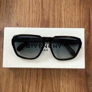 Givenchy Brown Sunglasses with Black Lenses